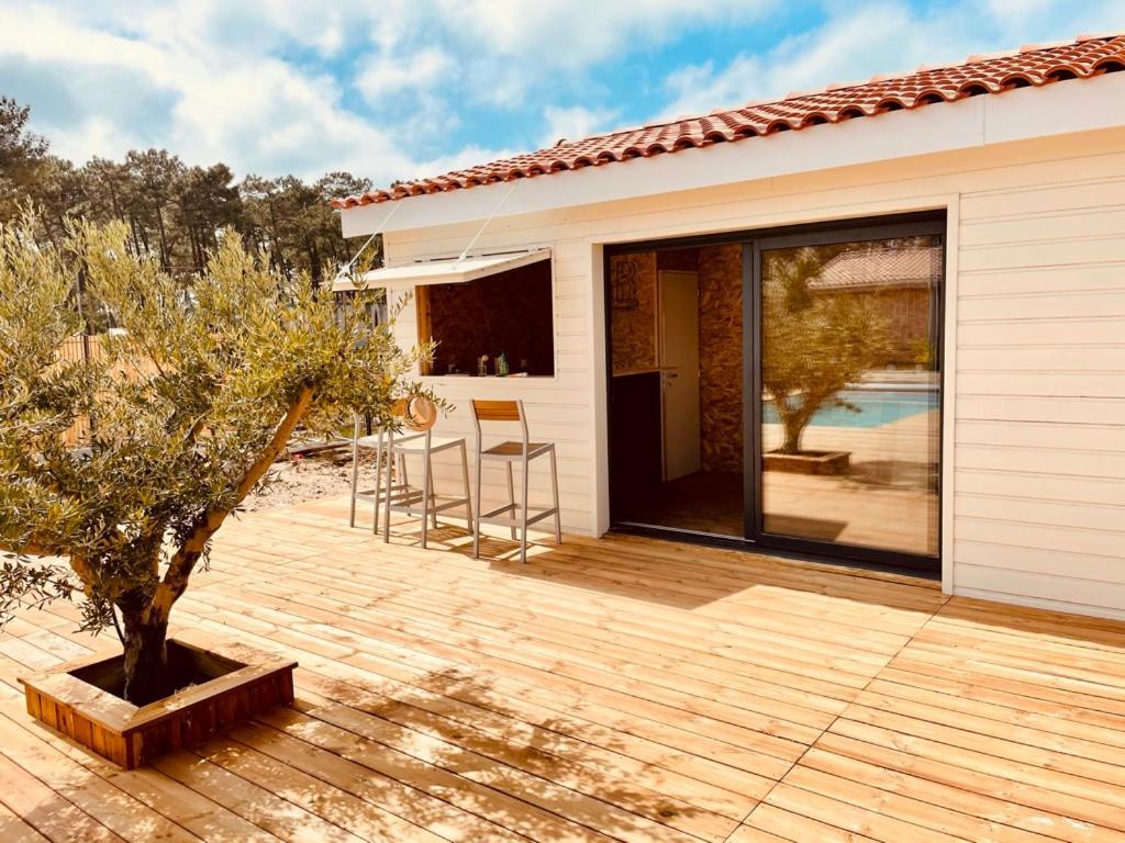 Villashomeclet - Villa Palm Beach Vensac Exteriör bild